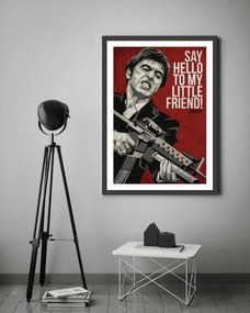 Πόστερ &amp;  Κάδρο Scarface MV009 30x40cm Εκτύπωση Πόστερ (χωρίς κάδρο)