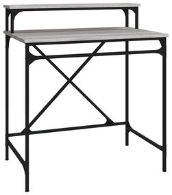 vidaXL Γραφείο Γκρι Sonoma 80x50x90 εκ. από Επεξεργασμένο Ξύλο