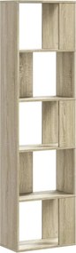 vidaXL Βιβλιοθήκη 5Επιπέδων Sonoma Δρυς 45x23,5x162,5εκ. Επεξεργ. Ξύλο