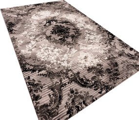 Χαλί (160x230) Polcarpet Damask 9374 Grey Black