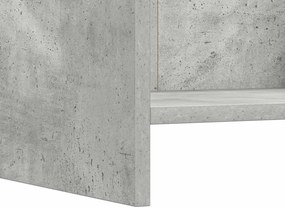 vidaXL Πλαϊνό γραφείο Γκρι Σκυροδέματος 40 x 36 x 80 εκ