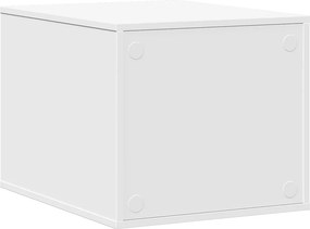 vidaXL Τουαλέτα Γάτας Περίφραξη Λευκό 47x59x42 εκ. Επεξεργασμ. Ξύλο