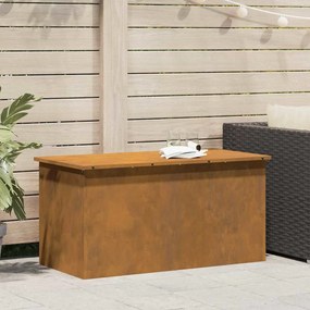 Κουτί αποθήκευσης εξωτερικών χώρων Σκ rusty 100 x 50,5 x 50 εκ.