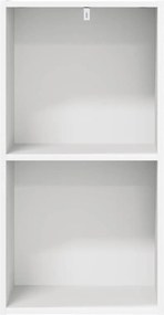 vidaXL Βιβλιοθήκη Λευκό 40x30x76,5 cm Ξύλινη κατασκευή