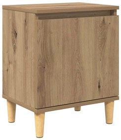 vidaXL Κομοδίνο artisan δρυς 40 x 30 x 50 cm Επεξεργασμένο ξύλο
