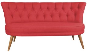 Καναπές Διθέσιος Richland Loveseat 558ZEN1219 140x71x80cm Tile Red