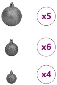 vidaXL Τεχνητό Χριστουγεννιάτικο Δέντρο Πράσινο 150 cm ΠΕ και PVC