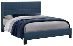 BED TRILLOP  BLUE FABRIC- 120x200cm. MATTRESS