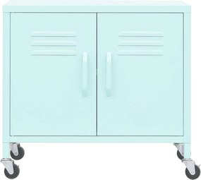 vidaXL Ντουλάπι Αποθήκευσης Χρώμα Μέντα 60 x 35 x 56 εκ. από Ατσάλι