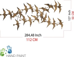 Decorative Metal Wall Accessory Sahika Multicolor