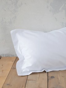 Μαξιλαροθήκες Oxford Superior Satin - White - Nima Home