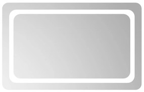 vidaXL Καθρέφτης Μπάνιου με LED 80x50 εκ.