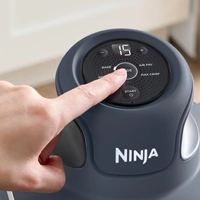 Φριτέζα ζεστού αέρα φορητός 4σε1 Ninja CRISPi FN101EUSG, 1700W, 3.8l, 6 μερίδες, 2 γυάλινα δοχεία, 4 προγράμματα, χωρίς PFAS και BPA, Πράσινο
