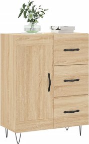 vidaXL Ντουλάπι Sonoma Δρυς 69,5 x 34 x 90 εκ. από Επεξεργασμένο Ξύλο