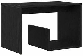 vidaXL Πλευρικό Τραπέζι Μαύρη Δρυς 59 x 36 x 38 εκ. Επεξεργασμένο ξύλο