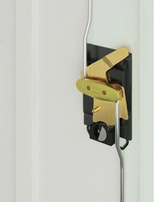 vidaXL Ντουλάπι Γραφείου με 2 Πόρτες Γκρι 90 εκ. Ατσάλινο