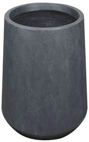 Κασπώ Πήλινο Βαρέλι 06-00-23213-S Φ30x45cm Anthracite Marhome Πηλός