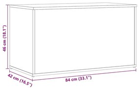 ΜΠΑΟΥΛΟ ΑΠΟΘΗΚΕΥΣΗΣ ΠΑΛΙΟ ΞΥΛΟ 84X42X46ΕΚ ΕΠΕΞΕΡΓΑΣΜΕΝΟ ΞΥΛΟ 856568