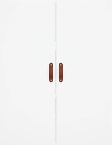 vidaXL Ντουλάπι Λευκό 69,5x34x180 εκ. από Επεξεργασμένο Ξύλο