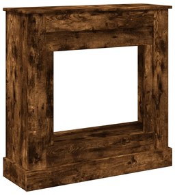 vidaXL Πλαίσιο Τζακιού Καπνιστή Δρυς 90x30x90 εκ. από Επεξ. Ξύλο