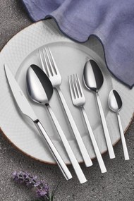 Cutlery Set (36 Pieces) Deniz36 Chrome