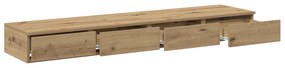 vidaXL Συρτάρια Κρεβατιού Καρυδιά 150x36,5x16,5 εκ Επεξεργασμένο Ξύλο