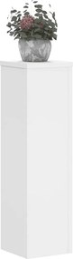vidaXL Βάσεις Φυτών 2 τεμ. Λευκές 17x17x60 εκ. από Επεξεργασμένο Ξύλο