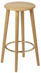 Σκαμπό Μπάρ Socialite 5519 44x67.5cm Oak Oak Umage