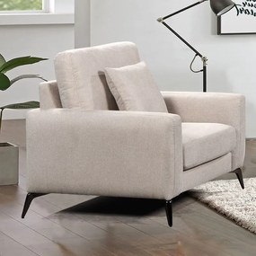 TIPO Πολυθρόνα Σαλονιού - Καθιστικού, Ύφασμα Μπεζ   1τμχ