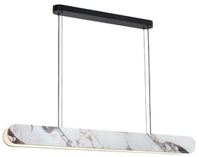 Φωτιστικό Οροφής - Ράγα Alicia 4320400 LED 46W 1342Lm 115x150cm White Marble Effect Viokef