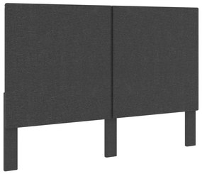 VidaXL Κεφαλάρι Σκούρο Γκρι 160 x 200 εκ. Υφασμάτινο
