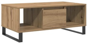 vidaXL Τραπεζάκι Σαλονιού Αρτισιανή Δρυς 90x50x36,5εκ Επεξεργασμ. Ξύλο