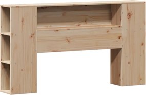 vidaXL Κρεβάτι Βιβλιοθήκη Χωρίς Στρώμα 120x200 εκ Μασίφ Ξύλο Πεύκο