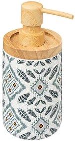 Δοχείο Κρεμοσάπουνου Ηapache 174907Α 7,7x7,7x18,5cm Multi Marva Κεραμικό