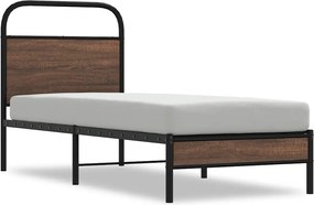 vidaXL Πλαίσιο Κρεβατιού Χωρ. Στρώμα Καφέ Δρυς 80x200εκ Επεξ. Ξύλο