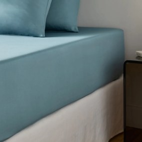Σεντόνι με λάστιχο από βαμβακερό σατέν με γύρισμα 30 εκ., 350 κλωστές, Opale