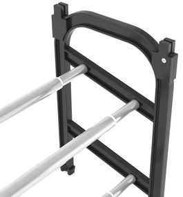 vidaXL Παπουτσοθήκη Επεκτεινόμενη με 2 Ράφια 119 x 24 x 37 εκ.