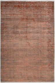 Χαλί Enigma 62848 20 Grey-Orange Βιοκαρπέτ 80X140cm