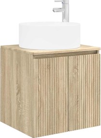 vidaXL Σετ Ντουλαπιών Μπάνιου 5 pcs Sonoma Δρυς Επεξεργασμένο Ξύλο