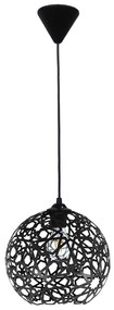 Φωτιστικό Οροφής Μονόφωτο Heronia Tunis Black 34-0269