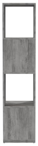 vidaXL Ντουλάπι Περιστρεφόμενο Γκρι Σκυρ. 34,5x34,5x147,5 Μοριοσανίδα