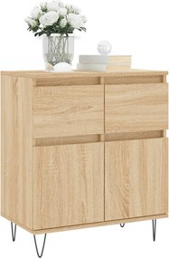 vidaXL Συρταριέρα Sonoma Δρυς 60x35x70 εκ. Επεξεργασμένο Ξύλο