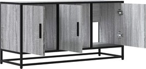 ντουλάπι τηλεόρασης vidaXL Γκρι Sonoma 100x35x50 cm