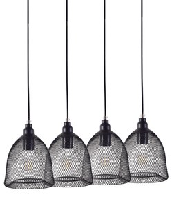 Φωτιστικό Οροφής  SE 151-20-4 ZOLA PENDANT LAMP BLACK MAT+