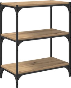 vidaXL Βιβλιοθήκη artisan δρυς 60 x 33 x 70,5 εκ.