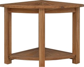 vidaXL Τραπέζι Πλευρικής Μπανιέρας Φυσικό 45 x 45 x 46 εκ.