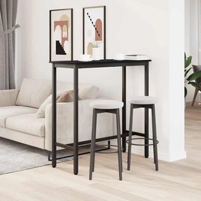 vidaXL τραπέζι Μαύρη Οξυά 100 x 40 x 100,5 εκ