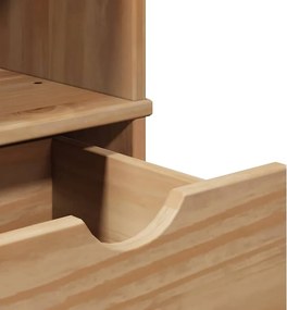 vidaXL Ντουλάπι Μπάνιου OTTA 35x30x159 εκ. Μασίφ Ξύλο Πεύκου
