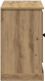 vidaXL Πλαϊνό γραφείο Artisan Oak 100 x 35,5 x 60 εκ.