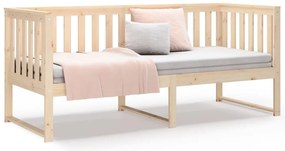 vidaXL Κρεβάτι ημέρας χωρίς στρώμα 75x190 cm Στερεό ξύλο πεύκο